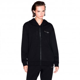 блуза,дамски,блузи,armani,exchange,xw001452,af10830,full,zip,sweatshirt,black,(black,gold)