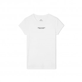 Тениска Armani exchange XW001455_AF10356 short sleeve T-shirt - White (Optic White) тениска,мъжки,тениски,дамски,тениски,armani,exchange,xw001455,af10356,short,sleeve,t,shirt,white,(optic,white)