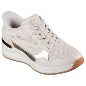 маратонки,дамски,маратонки,skechers,billion,2,trainers,beige,(natural,duraleather,gold,trim)
