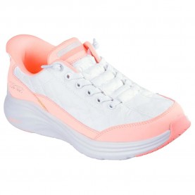маратонки,дамски,маратонки,skechers,contour,foam,trainers,white,mesh,hot,coral,duraleather,trim