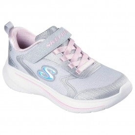 Маратонки Skechers Wave 92 trainers - Grey (Light Gray Sparkle Mesh / Trim) маратонки,мъжки,маратонки,дамски,маратонки,skechers,wave,92,trainers,grey,(light,gray,sparkle,mesh,trim)