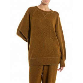 блуза,мъжки,пуловери,дамски,пуловери,replay,dk3920.000.g23910,sweater,brown,(camp,bronze)