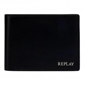 Replay FM5333.000.A1203A wallet - Black (Silver Black) портфейли,и,портмонета,replay,fm5333.000.a1203a,wallet,black,(silver,black)