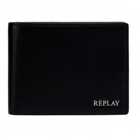 Replay FM5334.000.A1203A wallet - Black (Silver Black) портфейли,и,портмонета,replay,fm5334.000.a1203a,wallet,black,(silver,black)