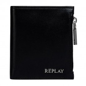 Replay FM5335.000.A1203A wallet - Black (Silver Black) портфейли,и,портмонета,replay,fm5335.000.a1203a,wallet,black,(silver,black)
