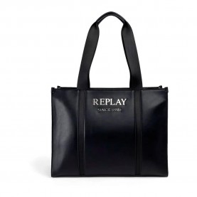 пазарска,чанта,всички,чанти,replay,fw3765.000.a0015g,shopper,bag,black,(black)