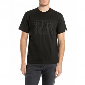 тениска,мъжки,тениски,дамски,тениски,replay,m3042a.000.2660,short,sleeve,t,shirt,black,(black)
