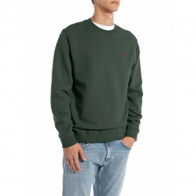 блуза,мъжки,пуловери,replay,m3106.000.23736p,sweatshirt,green,(bottle,green)