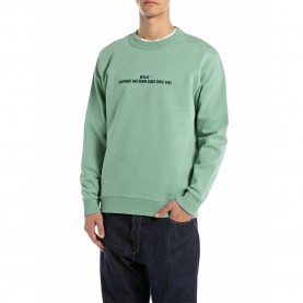 блуза,мъжки,пуловери,replay,m3192.000.23934h,sweatshirt,green,(dusty,mint)