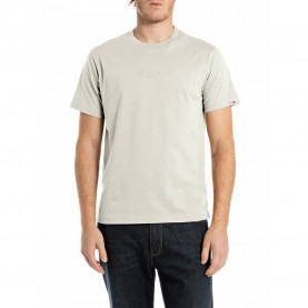 тениска,мъжки,тениски,replay,m3200.000.2660,short,sleeve,t,shirt,cloud,(beige)