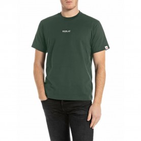 тениска,мъжки,тениски,replay,m3206.000.2660,short,sleeve,t,shirt,green,(bottle,green)
