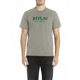 Тениска Replay M3220 .000.2660 T-shirt - Grey (Silver) тениска,мъжки,тениски,replay,m3220,.000.2660,t,shirt,grey,(silver)