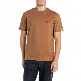 тениска,мъжки,тениски,replay,m3249.000.23938,short,sleeve,t,shirt,brandy,(brown)
