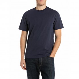 тениска,мъжки,тениски,replay,m3284.000.22662,short,sleeve,t,shirt,indigo,blue,(blue)