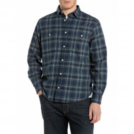 риза,с,дълъг,ръкав,мъжки,ризи,replay,m4150.000.52812,long,sleeve,shirt,blue,grey,(blue)