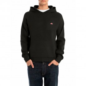 Блуза Replay UK4858.000.G23538 hoodie sweater - Black (Black) блуза,мъжки,пуловери,replay,uk4858.000.g23538,hoodie,sweater,black,(black)