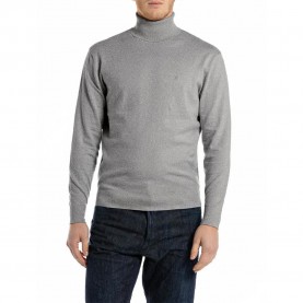 блуза,мъжки,пуловери,дамски,пуловери,replay,uk4861.000.g23138,sweater,medium,grey,melange