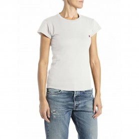 тениска,мъжки,тениски,дамски,тениски,replay,w3397b.000.2660,short,sleeve,t,shirt,white,(natural,white)