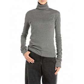 тениска,дамски,тениски,replay,w3445,.000.23970,t,shirt,dark,grey,melange,(grey)
