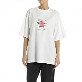 тениска,дамски,тениски,replay,w3399f.000.22662,short,sleeve,t,shirt,white
