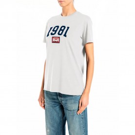 Тениска Replay W3476.000.20994 short sleeve T-shirt - White (Natural White) тениска,дамски,тениски,replay,w3476.000.20994,short,sleeve,t,shirt,white,(natural,white)