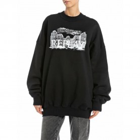 блуза,дамски,блузи,replay,w3505.000.23942,sweatshirt,black