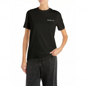 тениска,дамски,тениски,replay,w3566g.000.2660,short,sleeve,t,shirt,black