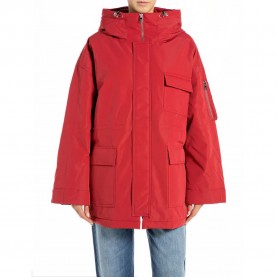 Яке Replay W7924.000.85112 jacket - Red (Wine Red) яке,дамски,якета,и,палта,replay,w7924.000.85112,jacket,red,(wine,red)