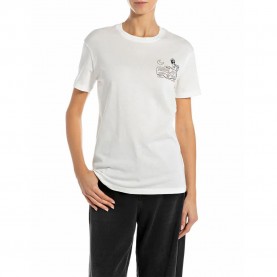 тениска,дамски,тениски,replay,w3566e.000.23792d,short,sleeve,t,shirt,winter,white,(white)