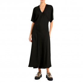 рокля,дамски,поли,и,рокли,replay,w9211.000.85360,short,sleeve,midi,dress,black