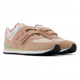 Маратонки New balance 574 Hook & Loop Pre trainers - Beige (Flat Taupe) маратонки,мъжки,маратонки,дамски,маратонки,new,balance,574,hook,&,loop,pre,trainers,beige,(flat,taupe)