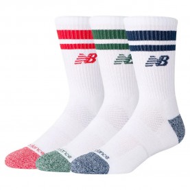 чорапи,мъжки,чорапи,new,balance,active,lifestyle,striped,crew,socks,assorted,1,colors,(white)