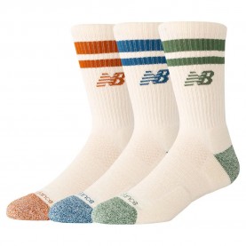Чорапи New balance Active Lifestyle Striped crew socks - Assorted 3 Colors (White) чорапи,мъжки,чорапи,new,balance,active,lifestyle,striped,crew,socks,assorted,3,colors,(white)