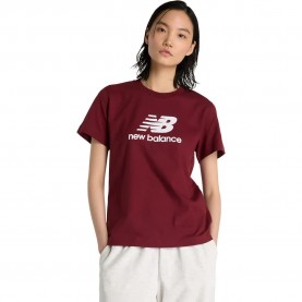 Тениска New balance Sport Essentials Logo short sleeve T-shirt - Monarch Burgundy (Red) тениска,дамски,тениски,new,balance,sport,essentials,logo,short,sleeve,t,shirt,monarch,burgundy,(red)