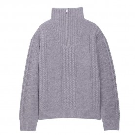 Блуза Aigle BK911 full zip sweater - Grey (Light Heather Grey) блуза,мъжки,пуловери,aigle,bk911,full,zip,sweater,grey,(light,heather,grey)