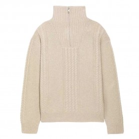 Блуза Aigle BK912 full zip sweater - Beige (Sable) блуза,мъжки,пуловери,aigle,bk912,full,zip,sweater,beige,(sable)