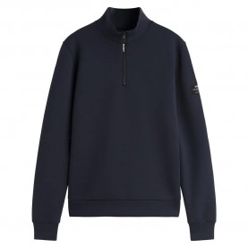 Блуза Ecoalf Betren half zip sweatshirt - Deep Navy блуза,мъжки,пуловери,ecoalf,betren,half,zip,sweatshirt,deep,navy