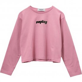 тениска,мъжки,тениски,дамски,тениски,replay,sg7153.050.23700,long,sleeve,t,shirt,pink,(boungainvillea)