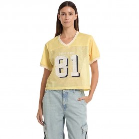 тениска,дамски,тениски,guess,jeans,w5gi59,kcte2,boxy,fit,short,sleeve,t,shirt,lemon,pie,(yellow)