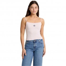 тениска,дамски,тениски,guess,jeans,w5gp35,kcie1,sleeveless,t,shirt,blush,cotton,stripes,(pink)