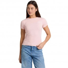 тениска,дамски,тениски,guess,jeans,w5gp62,ka0h1,short,sleeve,t,shirt,blush,cotton,(pink)