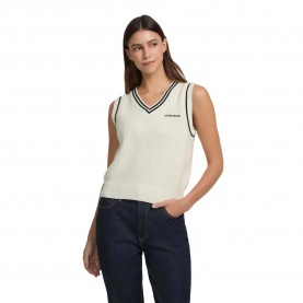 дънки,дамски,пуловери,дамски,плетени,дрехи,guess,jeans,w5gr02,z3hm1,knitted,vest,warm,white,(beige)