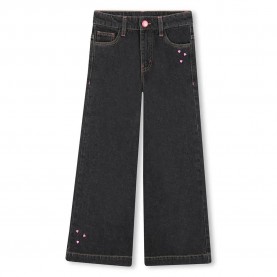 Панталони Billieblush U21340 pants - Denim Black Lave панталони,детски,панталони,billieblush,u21340,pants,denim,black,lave