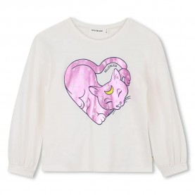 Тениска Billieblush U21413 T-shirt - White (Ivory) тениска,мъжки,тениски,дамски,тениски,billieblush,u21413,t,shirt,white,(ivory)