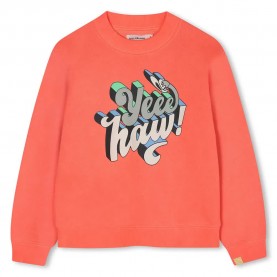 Блуза Billieblush U21576 sweatshirt - Orange (Corail Fluo) блуза,детски,блузи,billieblush,u21576,sweatshirt,orange,(corail,fluo)