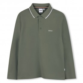 BOSS J52330 long sleeve polo - Green (Green) детски,блузи,с,яка,boss,j52330,long,sleeve,polo,green,(green)