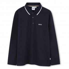 детски,блузи,с,яка,boss,j52330,long,sleeve,polo,navy