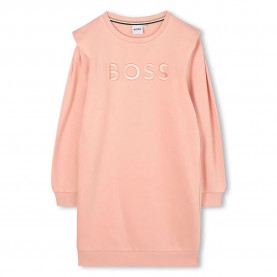 Рокля BOSS J52409 dress - Pink (Blossom Pink) рокля,дамски,поли,и,рокли,boss,j52409,dress,pink,(blossom,pink)