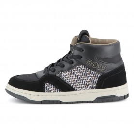 Маратонки BOSS J52567 trainers - Grey (Black) маратонки,мъжки,маратонки,дамски,маратонки,boss,j52567,trainers,grey,(black)