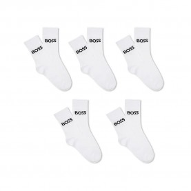 чорапи,мъжки,чорапи,дамски,чорапи,boss,j52638,socks,5,pairs,white,(white)